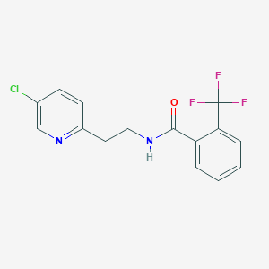 N-[2-(5-Chloropyridin-2-yl)ethyl]-2-(trifluoromethyl)benzamide