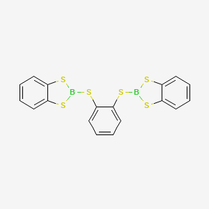 2-[2-(1,3,2-Benzodithiaborol-2-ylsulfanyl)phenyl]sulfanyl-1,3,2-benzodithiaborole