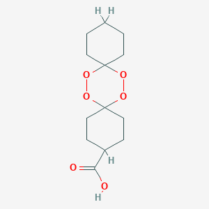 7,8,15,16-Tetraoxadispiro[5.2.5~9~.2~6~]hexadecane-3-carboxylic acid