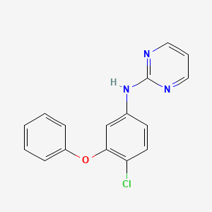 N-(4-chloro-3-phenoxyphenyl)pyrimidin-2-amine