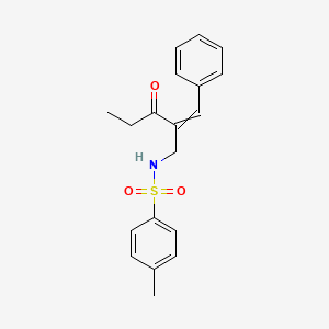 N-(2-Benzylidene-3-oxopentyl)-4-methylbenzene-1-sulfonamide