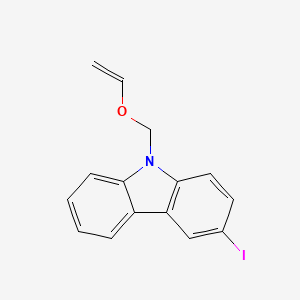 9H-Carbazole, 9-[(ethenyloxy)methyl]-3-iodo-