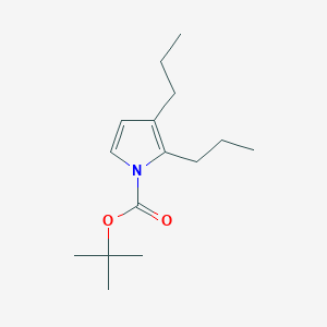 molecular formula C15H25NO2 B14201713 tert-Butyl 2,3-dipropyl-1H-pyrrole-1-carboxylate CAS No. 919123-88-9