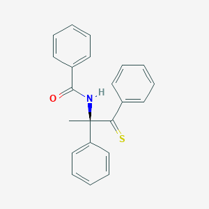 N-[(2R)-1,2-Diphenyl-1-sulfanylidenepropan-2-yl]benzamide