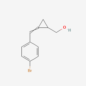 {2-[(4-Bromophenyl)methylidene]cyclopropyl}methanol