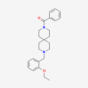 3,9-Diazaspiro[5.5]undecane, 3-benzoyl-9-[(2-ethoxyphenyl)methyl]-