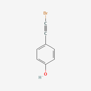 molecular formula C8H5BrO B14201830 4-(Bromoethynyl)phenol CAS No. 919790-46-8