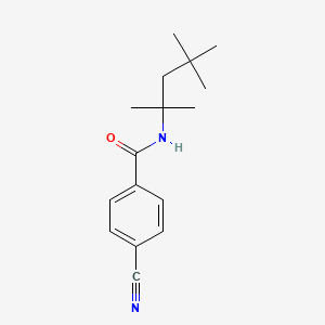 4-Cyano-N-(2,4,4-trimethylpentan-2-yl)benzamide