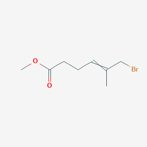 Methyl 6-bromo-5-methylhex-4-enoate