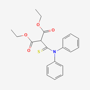 Diethyl (diphenylcarbamothioyl)propanedioate