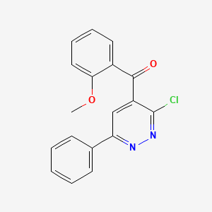 (3-Chloro-6-phenylpyridazin-4-yl)(2-methoxyphenyl)methanone