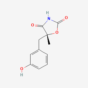 (5R)-5-[(3-hydroxyphenyl)methyl]-5-methyl-1,3-oxazolidine-2,4-dione