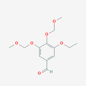 3-Ethoxy-4,5-bis(methoxymethoxy)benzaldehyde