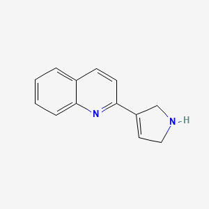 2-(2,5-Dihydro-1H-pyrrol-3-yl)quinoline