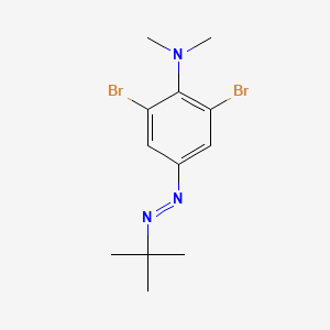 Benzenamine, 2,6-dibromo-4-[(1,1-dimethylethyl)azo]-N,N-dimethyl-