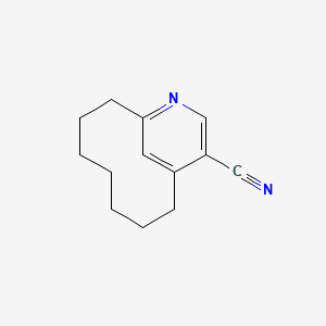 10-Azabicyclo[7.3.1]trideca-1(13),9,11-triene-12-carbonitrile