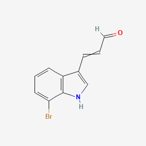 3-(7-Bromo-1H-indol-3-yl)prop-2-enal