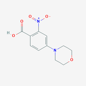 molecular formula C11H12N2O5 B1420204 4-吗啉-4-基-2-硝基苯甲酸 CAS No. 404010-98-6