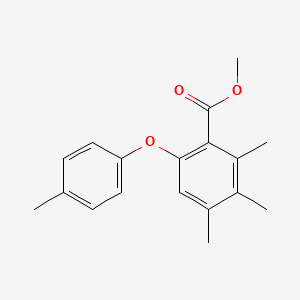 Methyl 2,3,4-trimethyl-6-(4-methylphenoxy)benzoate