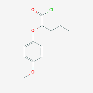 2-(4-Methoxyphenoxy)pentanoyl chloride