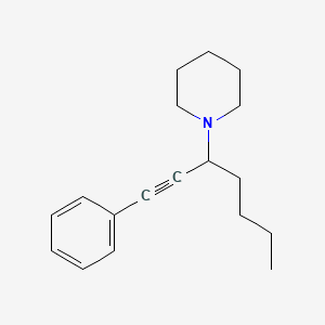 Piperidine, 1-[1-(phenylethynyl)pentyl]-