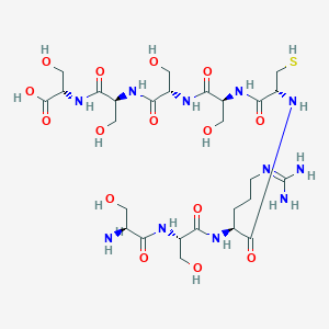 L-Seryl-L-seryl-N~5~-(diaminomethylidene)-L-ornithyl-L-cysteinyl-L-seryl-L-seryl-L-seryl-L-serine