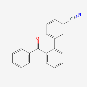 [1,1'-Biphenyl]-3-carbonitrile, 2'-benzoyl-