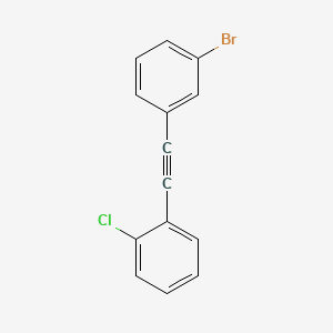 1-[(3-Bromophenyl)ethynyl]-2-chlorobenzene