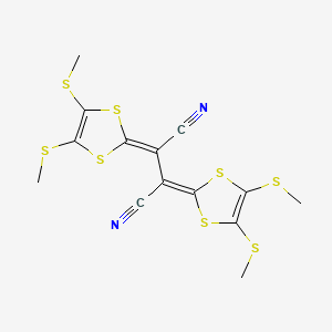 Bis[4,5-bis(methylsulfanyl)-2H-1,3-dithiol-2-ylidene]butanedinitrile