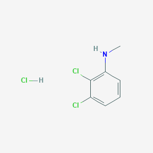 molecular formula C7H8Cl3N B1420233 2,3-二氯-N-甲基苯胺盐酸盐 CAS No. 1187386-16-8