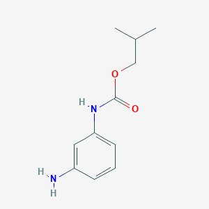 molecular formula C11H16N2O2 B1420242 2-甲基丙基N-(3-氨基苯基)氨基甲酸酯 CAS No. 1019388-96-5