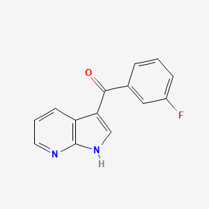 Methanone, (3-fluorophenyl)-1H-pyrrolo[2,3-b]pyridin-3-yl-