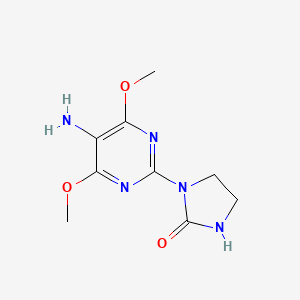 1-(5-Amino-4,6-dimethoxypyrimidin-2-yl)imidazolidin-2-one