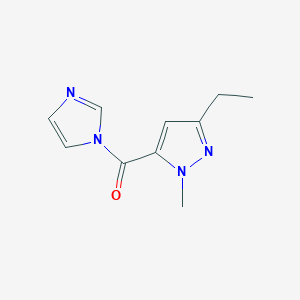 (3-Ethyl-1-methyl-1H-pyrazol-5-yl)(1H-imidazol-1-yl)methanone