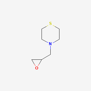 molecular formula C7H13NOS B1420267 4-(Oxiran-2-ylmethyl)thiomorpholine CAS No. 1042782-25-1