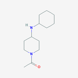 molecular formula C13H24N2O B1420269 1-[4-(环己基氨基)哌啶-1-基]乙酮 CAS No. 859522-16-0