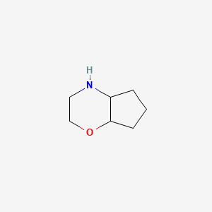 molecular formula C7H13NO B1420273 Octahydrocyclopenta[b]morpholine CAS No. 1018639-83-2