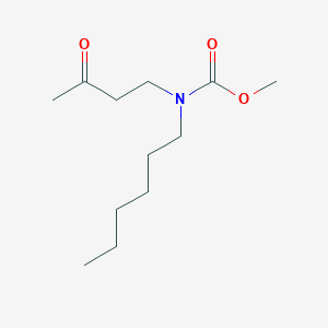 Carbamic acid, hexyl(3-oxobutyl)-, methyl ester