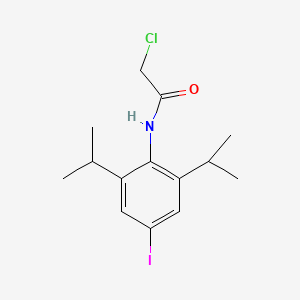 2-Chloro-N-[4-iodo-2,6-di(propan-2-yl)phenyl]acetamide