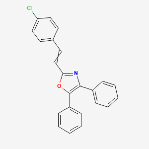 2-[2-(4-Chlorophenyl)ethenyl]-4,5-diphenyl-1,3-oxazole