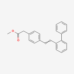 Methyl {4-[2-([1,1'-biphenyl]-2-yl)ethenyl]phenyl}acetate