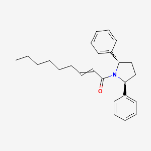 1-[(2S,5S)-2,5-diphenylpyrrolidin-1-yl]non-2-en-1-one