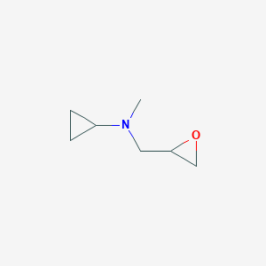 B1420292 N-methyl-N-(oxiran-2-ylmethyl)cyclopropanamine CAS No. 1094936-42-1