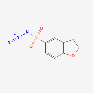 B1420308 2,3-Dihydro-1-benzofuran-5-sulfonyl azide CAS No. 1152874-08-2