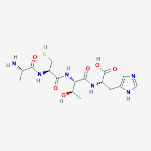 L-Alanyl-L-cysteinyl-L-threonyl-L-histidine