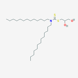 2,3-Dihydroxypropyl ditridecylcarbamodithioate