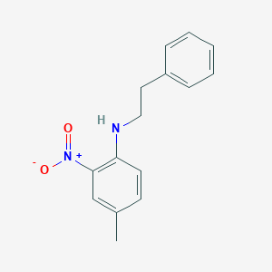 4-Methyl-2-nitro-N-(2-phenylethyl)aniline