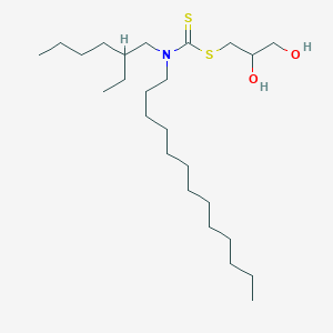 2,3-Dihydroxypropyl (2-ethylhexyl)tridecylcarbamodithioate