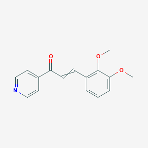 3-(2,3-Dimethoxyphenyl)-1-(pyridin-4-yl)prop-2-en-1-one