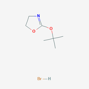 2-[(2-Methylpropan-2-yl)oxy]-4,5-dihydro-1,3-oxazole;hydrobromide